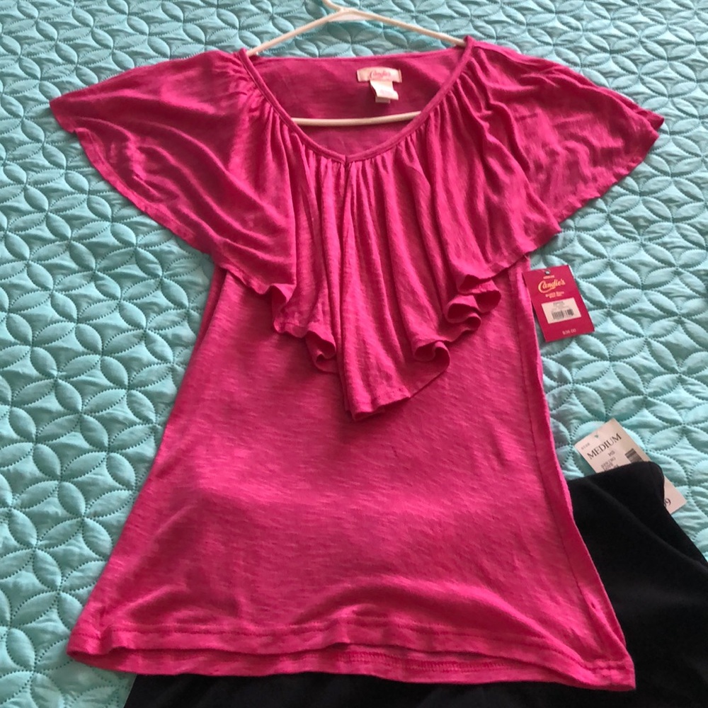 Candies Y2K pink  top New with tags